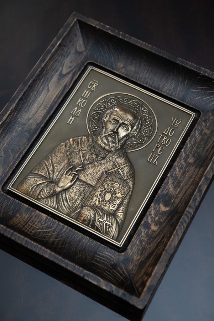 Бронзовая икона